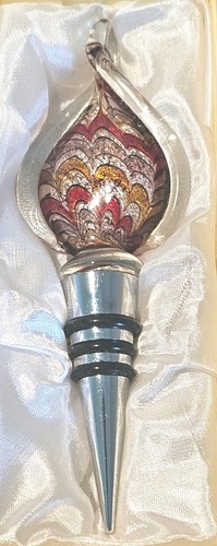 Hand blown glass bottle - hand,