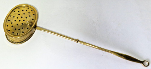 Antique brass oval chestnut - brass,