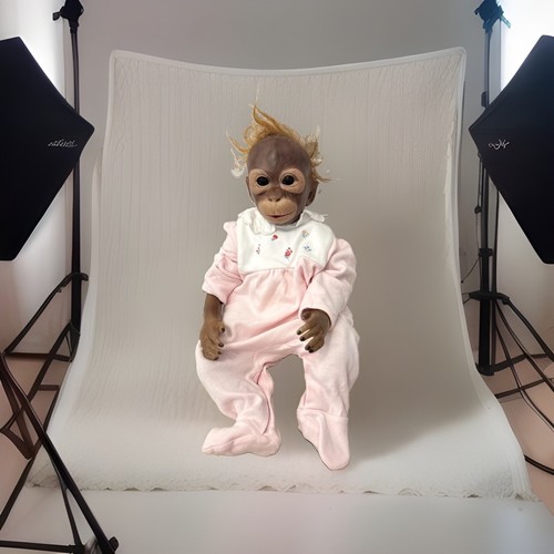 Baby monkey doll - baby, 20