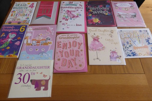 Granddaughter birthday card - card,