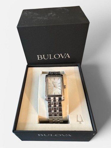 Nwt bulova silver stainless - nwt,