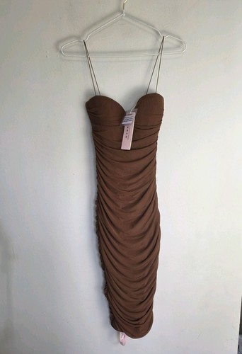 Polly brown ruched - polly,