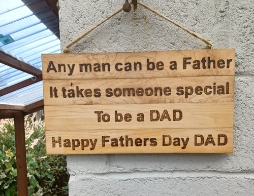 Fathers day sign made - fathers,