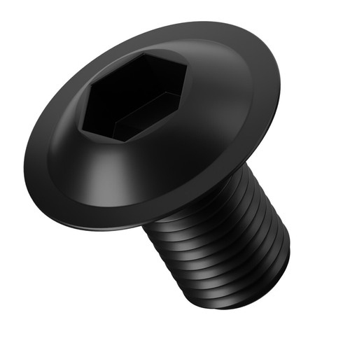 Black zinc flake - 10.9, flanged