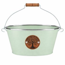 Metal oval planter tree - oval,