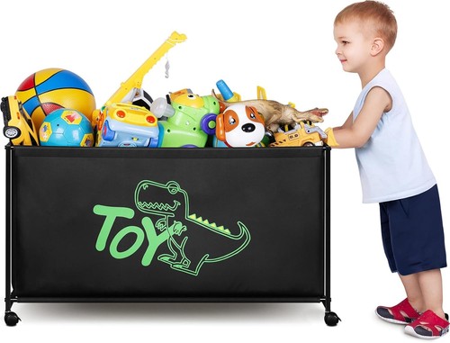 Large toy box - box, wheels