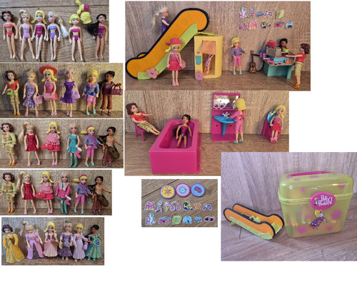 Mattel polly pocket - pocket, bundle