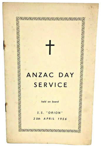 Orion anzac day hymn - orion,