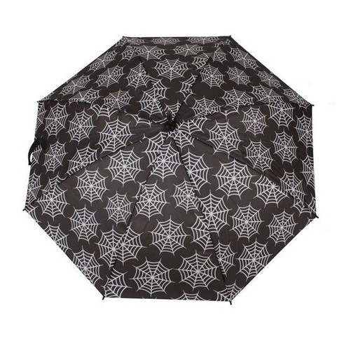 Black white spider web - white, gothic