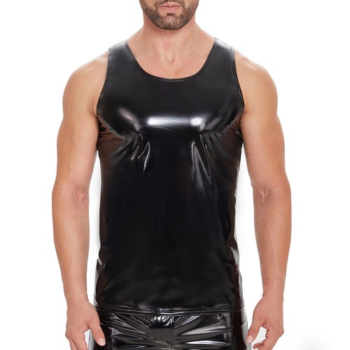 Men glossy pvc leather wet - pvc,