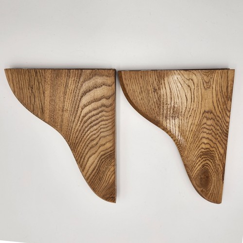 Set vtg wood shelf - 2,