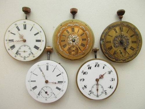 Pocket vintage watch movements