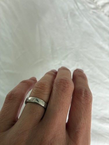 Platinum wedding band - platinum,