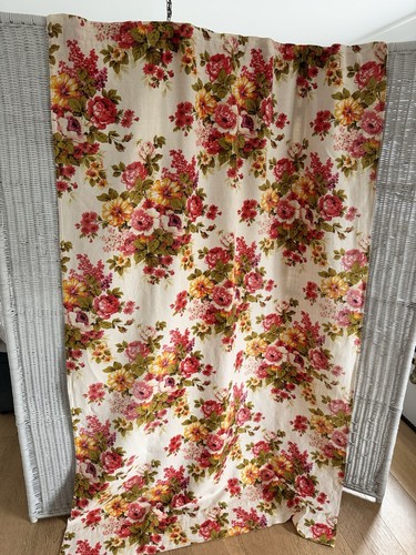 Vintage french linen - vintage, floral