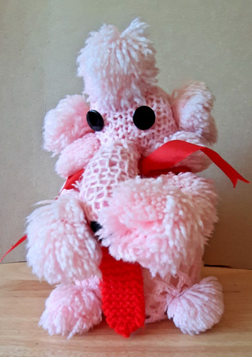 Vintage handmade poodle design - handmade,