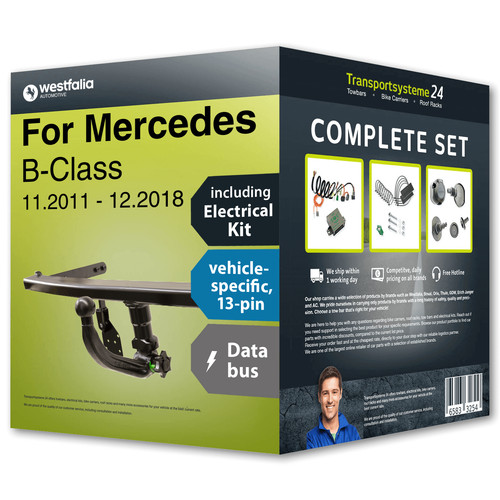 Towbar detachable for - , mercedes