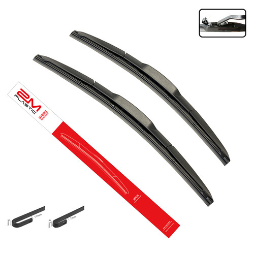 Front hybrid windshield - front,