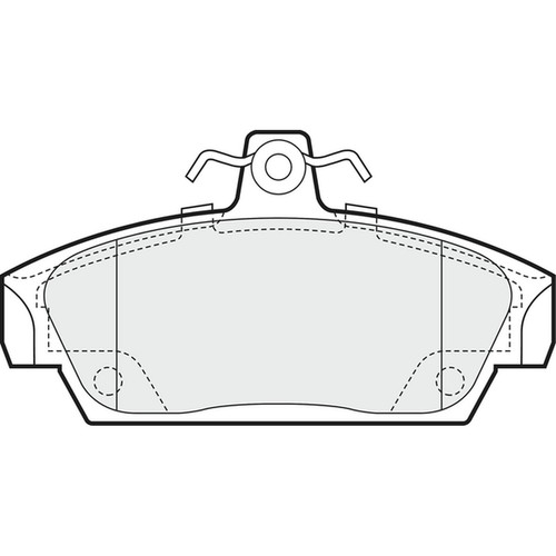 Brake pads set for - for, mg