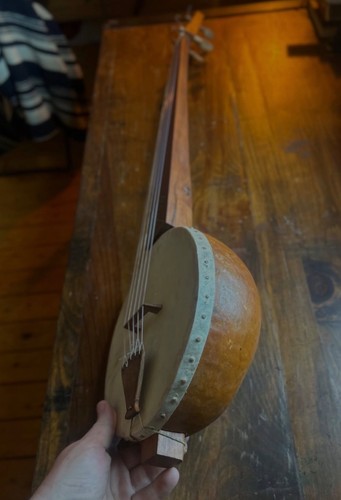 Handmade minstrel gourd banjo - minstrel,