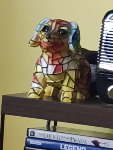 Mosaic dog ornament - mosaic,