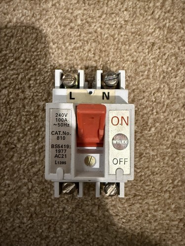 Wylex 100a cat 810 bs5419 - wylex,