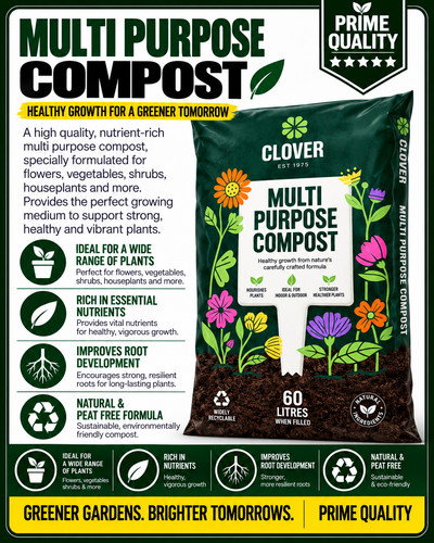 Clover multi purpose peat - multi,