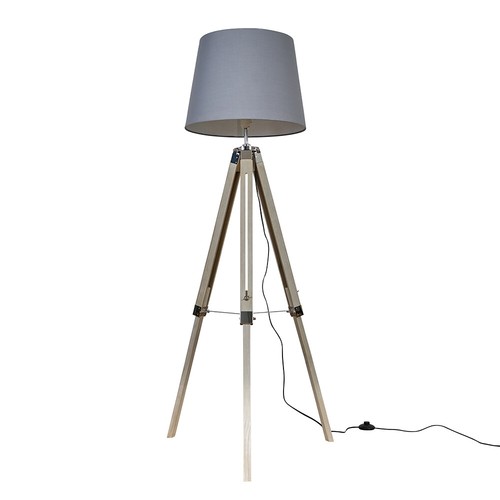 Modern wooden tripod floor - wooden,