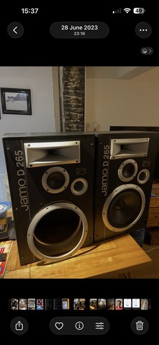 Jamo 265 speakers old - d,