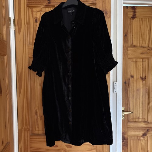 Phase eight black velvet dress - black,