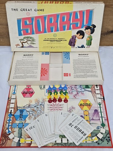 Vintage sorry board game 1963 - game,