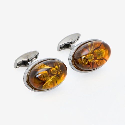 Tateossian gunmetal wasp oval - tateossian,
