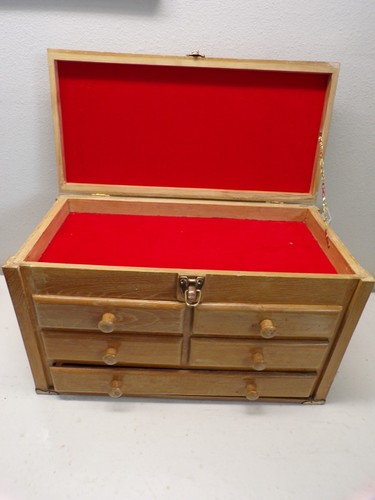 Vtg drawer oak wood - 5,