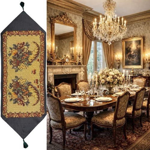 French table runner - french, dresser