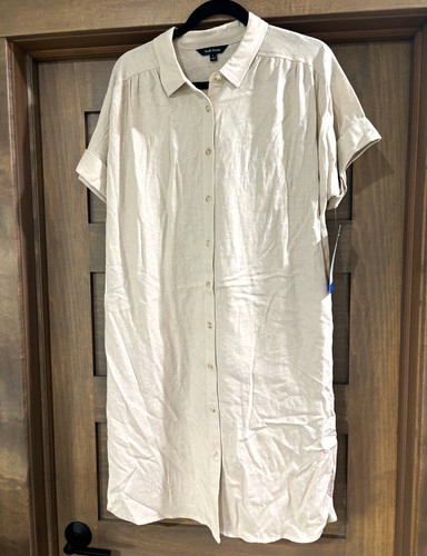 Well worn beige linen viscose - worn,