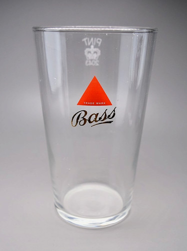 Bass beer glass - glass, 1