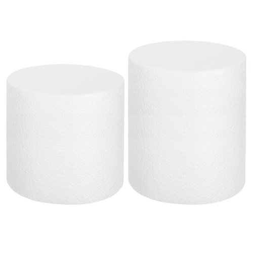 Round foam cake dummy - foam, 6"x
