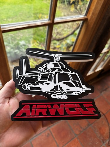 Airwolf printed display - 3d,