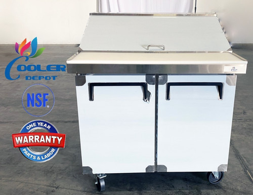 New commercial prep table - new,