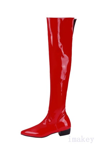 Women patent leather flat - flat, heel