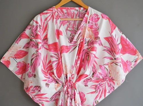 Indian floral kimono kaftans - floral,