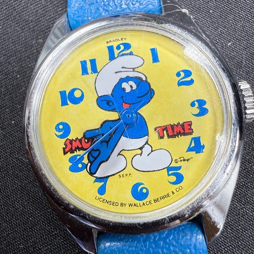 Vintage 1980s bradley - bradley, smurfs