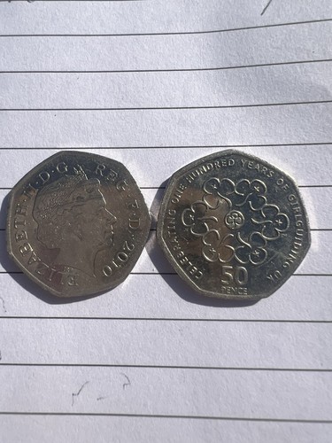 2010 girl guides 50p - 2010,