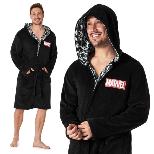 Marvel men fleece bathrobe - marvel,