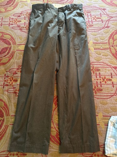 Gap gray pinstripe slacks - pinstripe,