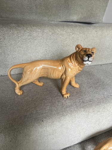 Vintage beswick lioness glazed - beswick,