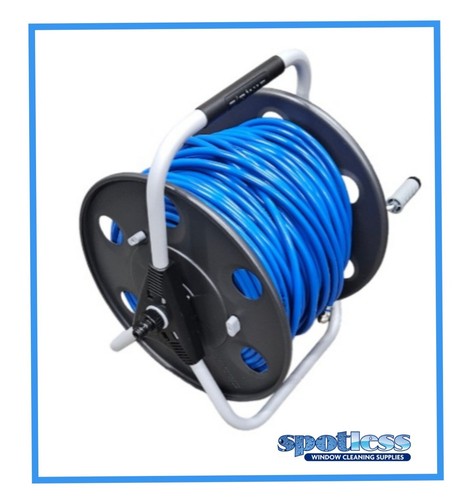 Window cleaning hose - window, reel