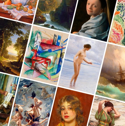 Classic art poster prints - poster,