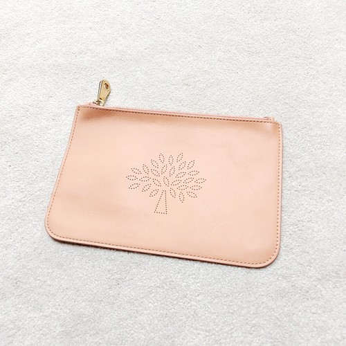 Mulberry blossom pouch taupe - blossom,