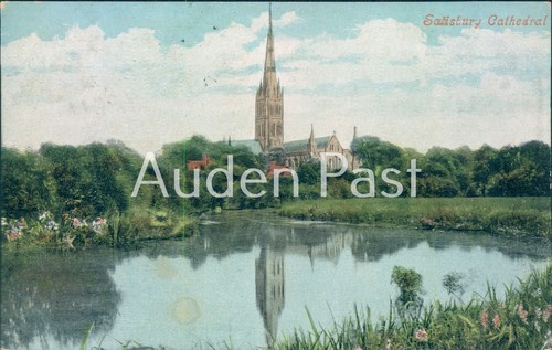 Salisbury cathedral postcard - salisbury,