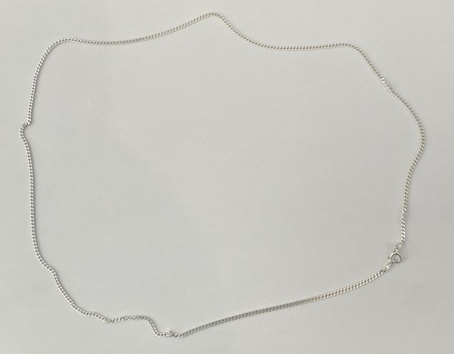 Men silver curb - 24”,